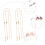 2St Eyeglass Strap Gouden Ketting Met Breed Compatibel Ontwerp 7