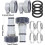 Pool Hose Adapter Connector Two Types Clamp Disc Pool Hose Adapters Threaded Pump Compatible Replacement Parts 4