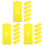 30Pcs Lightweight Yellow Plastic Rearing Protector Cage 4
