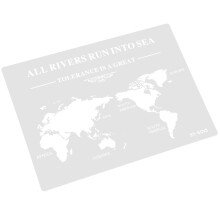 World Map Design Cake Decoratie Sjaloom Bakgereedschap