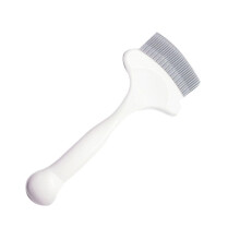 Cat Hair Grooming Comb Elastic Pin For Knot Removal And Maintenance White Durable Pet Cleaning Tool
