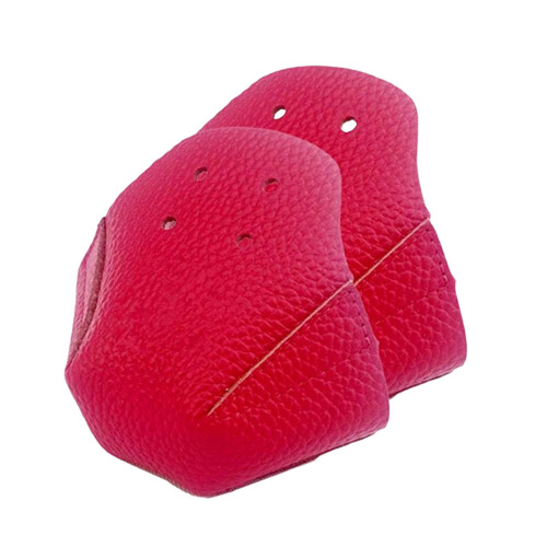 Replaceable Skate Leather Skating Shoe Toe Protectors 2 Pack For Ice Rollerblading Training Equipment