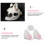 3St Kattenoren Helm Decor Wit Creatief Voor Motorhelm 5