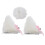 3St Kattenoren Helm Decor Wit Creatief Voor Motorhelm 4