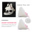 3St Kattenoren Helm Decor Wit Creatief Voor Motorhelm 6