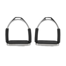 2Pcs Stainless Steel Riding Stirrups Anti Slip Ergonomic