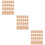 210 Pcs Simulation Wooden Eggs Diy Easter Festival Decor 11