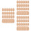 210 Pcs Simulation Wooden Eggs Diy Easter Festival Decor 8
