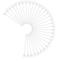 100Pièces Porte-Cartes Plastique Transparent Pour Arrangements Floraux