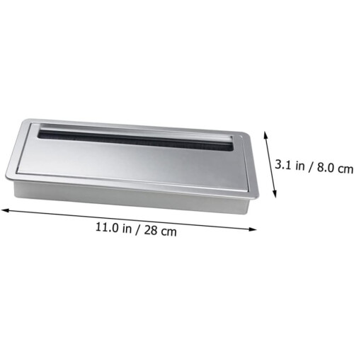 Cable Box 2 Pcs Desk Cable Management Wire Storage Organizer Hider Table Cover For Office 1