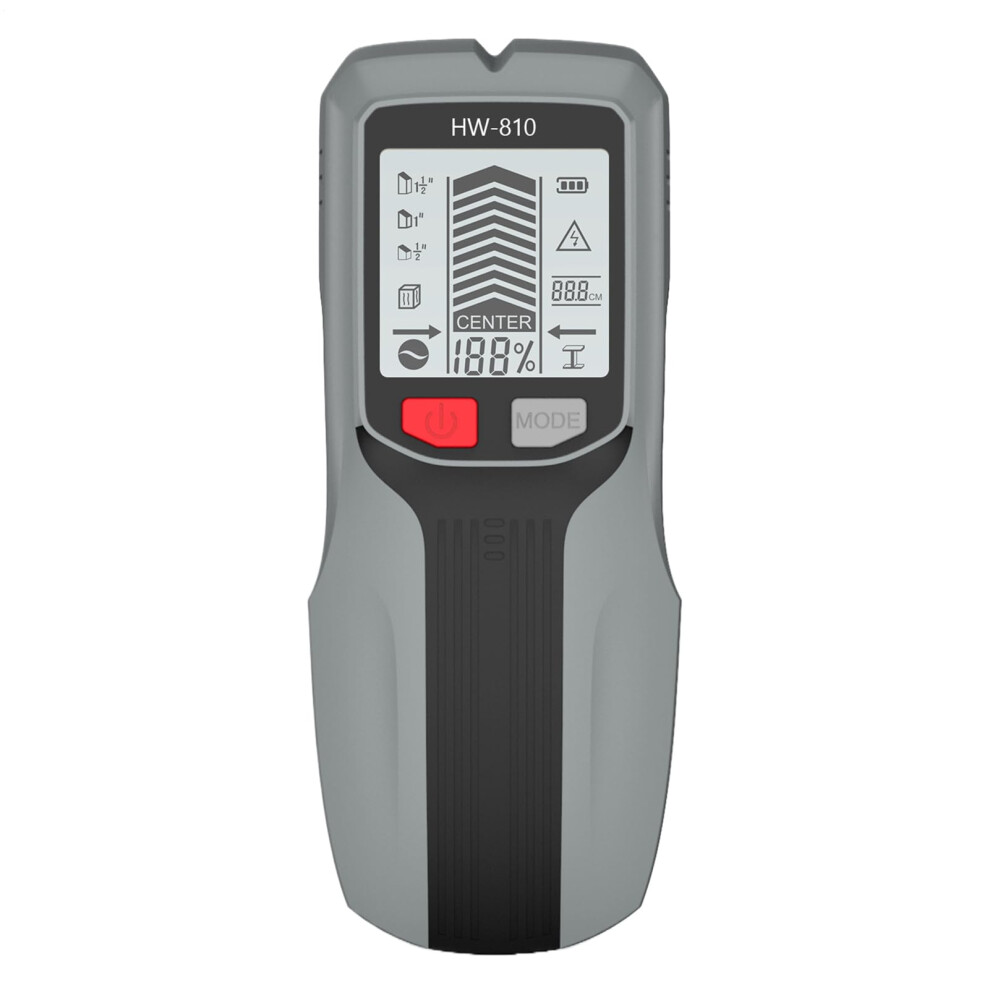 Stud Finder Wall Scanner Handheld Magnetic Stud Finder With LCD Display Grey Metal Detection For Electrical Wiring-image-OPC-PKXZ8W7-NEW