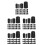 600 Pcs Rubber End Caps For Screw Threads And Bolt Tips 9