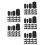 600 Pcs Rubber End Caps For Screw Threads And Bolt Tips 10