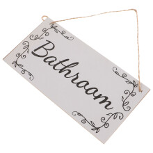 30 Pcs Wooden Craft Letter Plaque Wall Hanging For Bathroom Decor