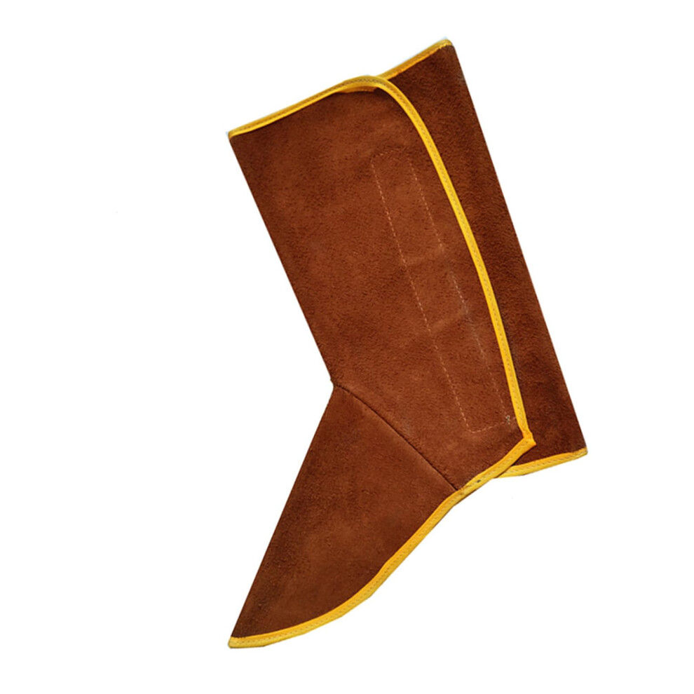 Leather Welding Spats Professional Heat Resistant Abrasion Resistant Shoe Protectors For Welders 9084446247886