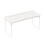 (White L) Dormitory Storage Shelf PP Metal Foldable Desktop White S 1