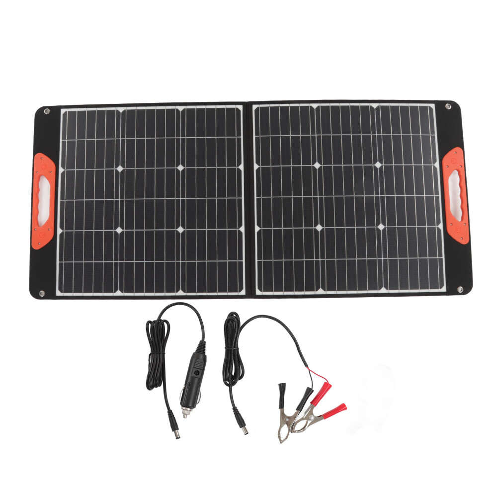 100W Foldable Monocrystalline Solar Panel 1205X545x10mm Portable 685922768940