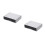 2Pcs Plastic Desk Storage Box Stackable Organizer Drawer 7