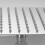 2Pcs 4 Inch Stainless Steel Ultra-Thin Square Waterfall Shower Head 7