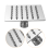 2Pcs 4 Inch Stainless Steel Ultra-Thin Square Waterfall Shower Head 10