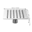 2Pcs 4 Inch Stainless Steel Ultra-Thin Square Waterfall Shower Head 3