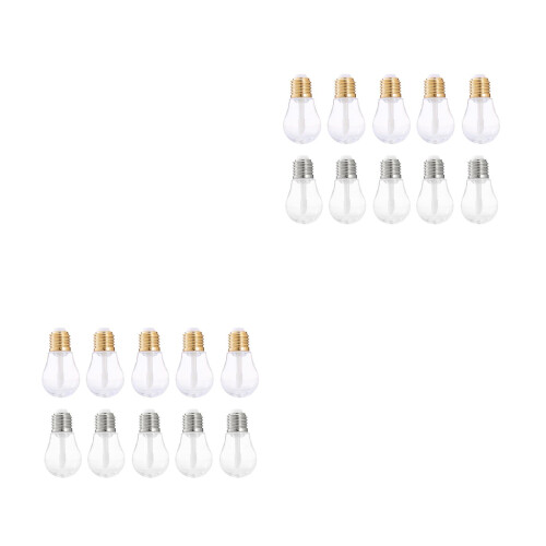 20 Pcs Empty Bulb Shaped Lip Gloss Tubes Mini Lip Balm Container 2