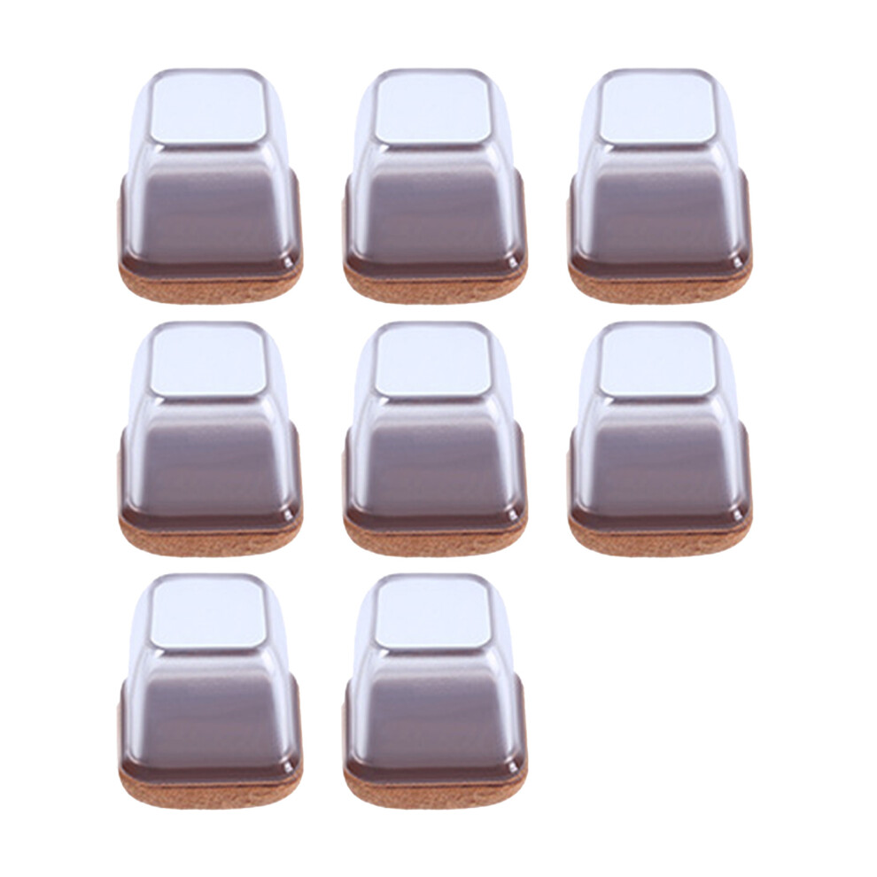 8Pcs Felt Chair Leg Protectors for Hardwood Floor No Noise Scratches