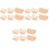 6 Sets Fiddlestick Replacement Wooden Wedges Plugs For Cello 5
