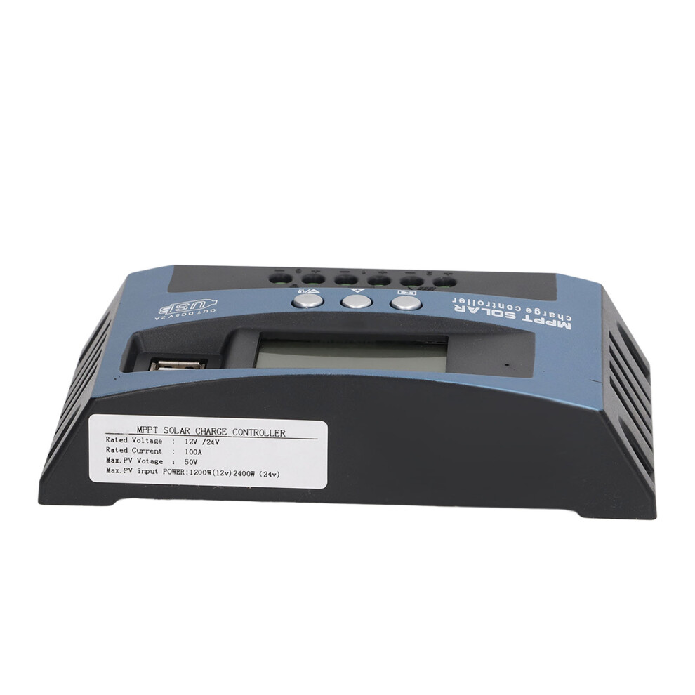 (30A) Mppt Pv Controller 12V 24V 100A Dual Voltage Lcd 685922769930