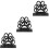 3 Pcs Unique Shape Tissue Stand Creative Paper Towel Holder 5