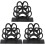 3 Pcs Unique Shape Tissue Stand Creative Paper Towel Holder 2