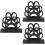 3 Pcs Unique Shape Tissue Stand Creative Paper Towel Holder 6