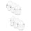 6 Pcs Glass Egg Shape Pudding Cups For Baking And Parties 7