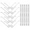 100 Pcs Pruner Replacement V Shape Compression Springs 2