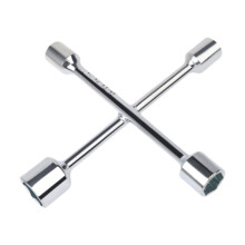 Lug Wrench 8mm 10mm 12mm 14mm Sockets Portable Lug Nut Removal Tool Combination Wheel Nut Spanner Repair Tools
