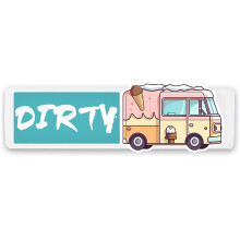 5Pcs Dishwasher Magnet Clean Dirty Sign Indicator