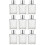 9 Pcs 100ml Square Glass Spray Bottles For Perfume 8