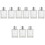 9 Pcs 100ml Square Glass Spray Bottles For Perfume 3