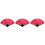 3Pcs Folding Hand Fan For Stage Performance Party Decor Chinese Style 6