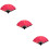 3Pcs Folding Hand Fan For Stage Performance Party Decor Chinese Style 11