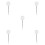 10 Pcs Fish Tank Shrimp Net With Extendable Stainless Steel Handle 10