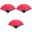 3Pcs Folding Hand Fan For Stage Performance Party Decor Chinese Style 5