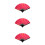 3Pcs Folding Hand Fan For Stage Performance Party Decor Chinese Style 10