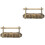 2Pcs Vintage Chinese Ancient Combination Lock With Characters 5