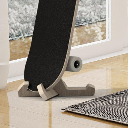 Double Kick Longboard Rack Longboard Holder For Skate Shops Wall Mount Display 1