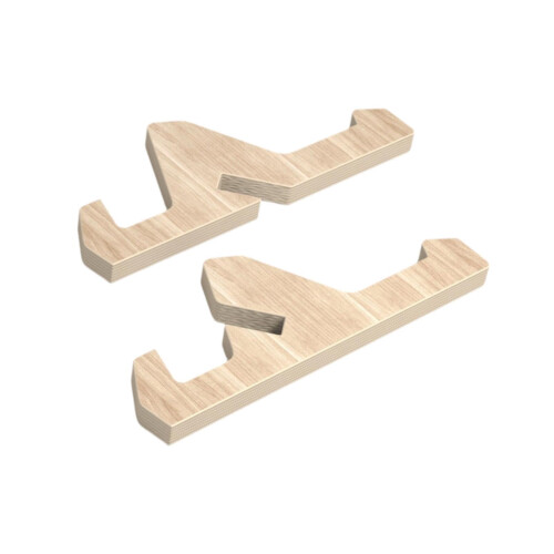 Double Kick Longboard Rack Longboard Holder For Skate Shops Wall Mount Display