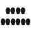10 Pcs Silicone Drumstick Head Covers For Quiet Practice 10