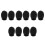 10 Pcs Silicone Drumstick Head Covers For Quiet Practice 9