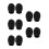10 Pcs Silicone Drumstick Head Covers For Quiet Practice 6