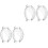 4 Pcs Electroplate Anti Scratch Case For Watch Active 2 44mm 3
